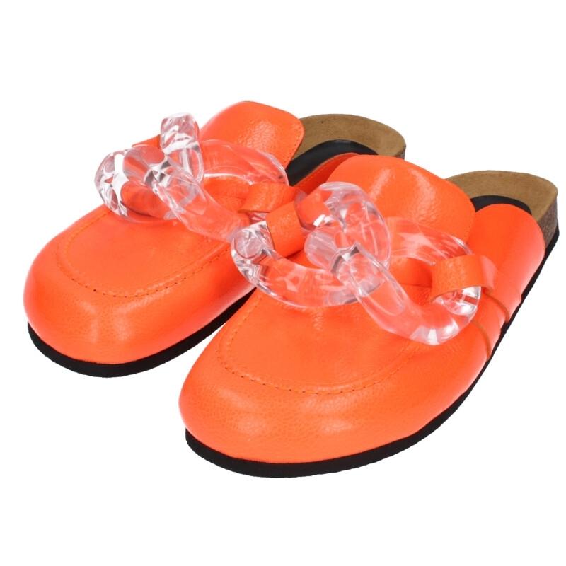 ジェイダブリューアンダーソン メンズファッション J W Anderson サイズ 42 サイズ 42 チェーンローファーサンダル 中古 Sb01