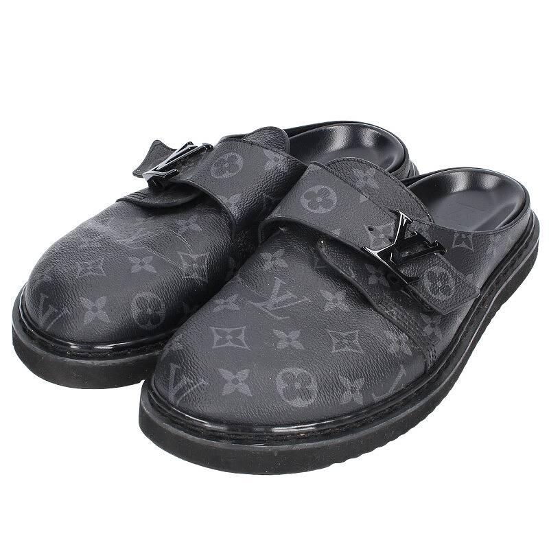 ルイヴィトン LOUISVUITTON FD0231 LVイージーライン サイズ:8 モノグラムミュールサンダル 中古 GZ11 :15480