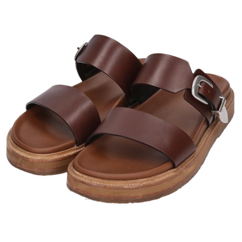 美品CELINE レザーサンダル39