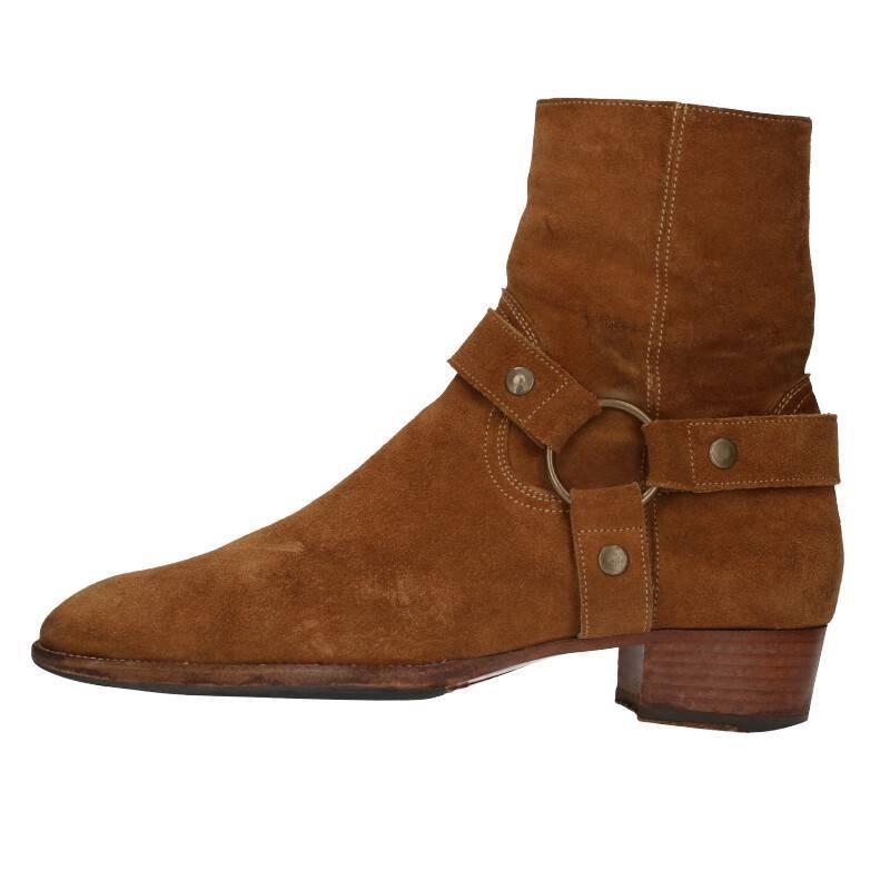 サンローランパリ Saint Laurent Paris メンズファッション Wyatt40 Harness Boot 中古 サイズ 41 財布 帽子