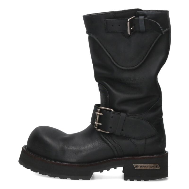 バレンシアガ サイズ:42  VENOM ヴェノムレザーロングブーツ 中古 SB01 BALENCIAGA（バレンシアガ） サイズ:42 VENOM ヴェノムレザーロング