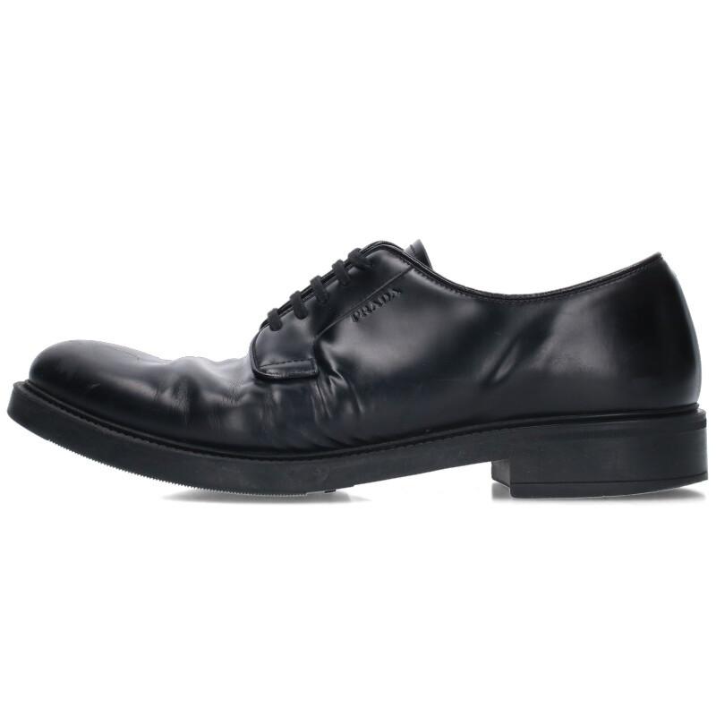 プラダ PRADA DNC115 サイズ:7 プレーントゥレザーシューズ 中古 BS99 
