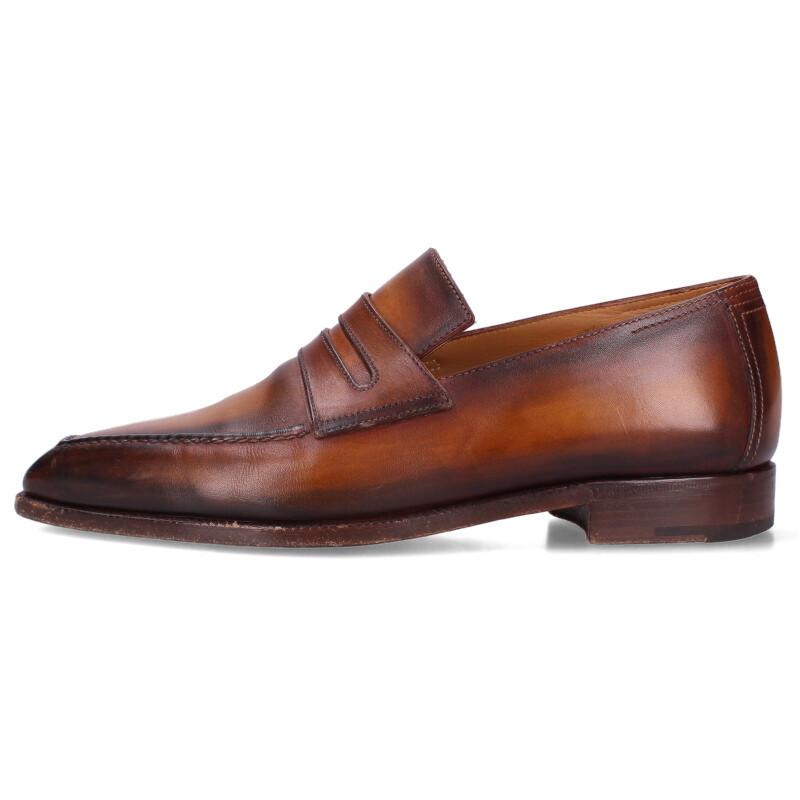 Berluti ベルルッティ サイズ:7.5 348 コインローファーシューズ 中古  