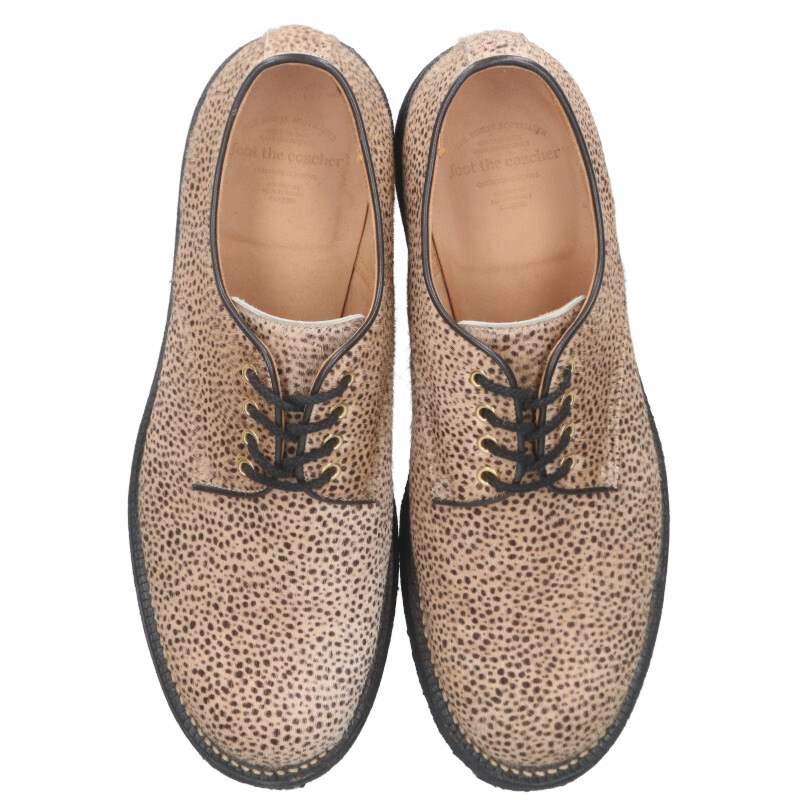 foot the coacher フットザコーチャー サイズ:8.5 ハラコレザー厚底