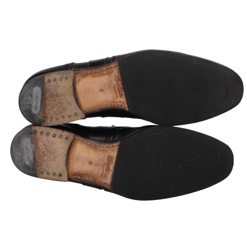 SANTONI（サントーニ） サイズ:8 14636 フリンジ装飾バックル 