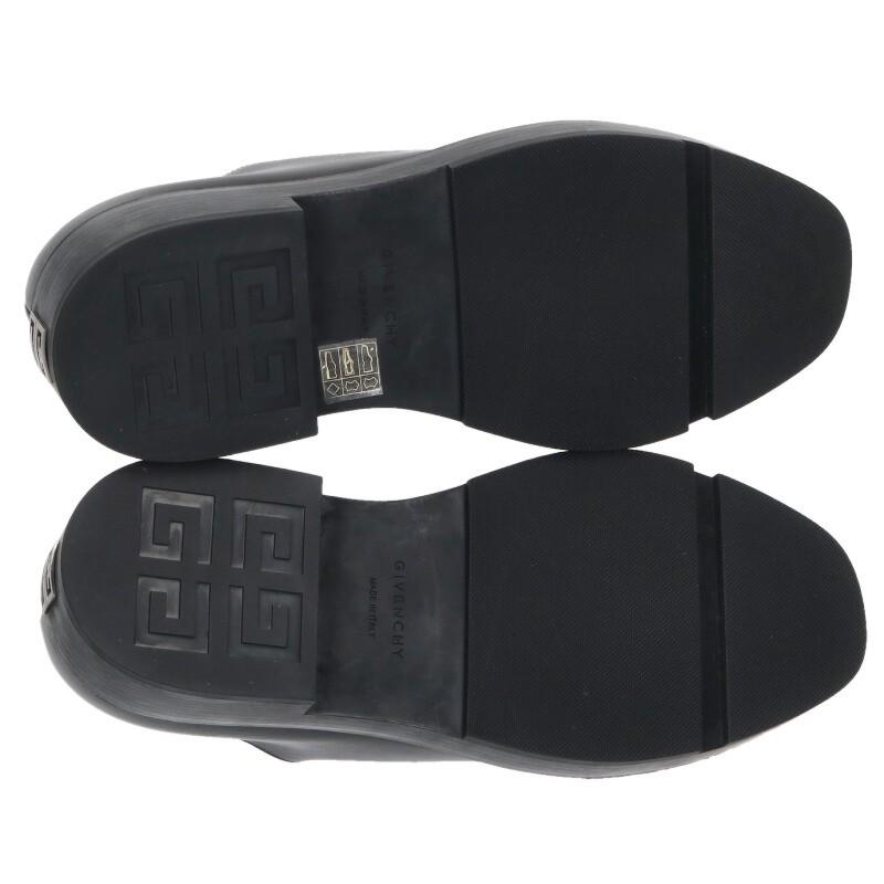 ジバンシィ  Squared derbies ヒールプレートモカシンレザーシューズ メンズ 40 GIVENCHY（ジバンシィ） サイズ:40 Squared derbies ヒールプレート