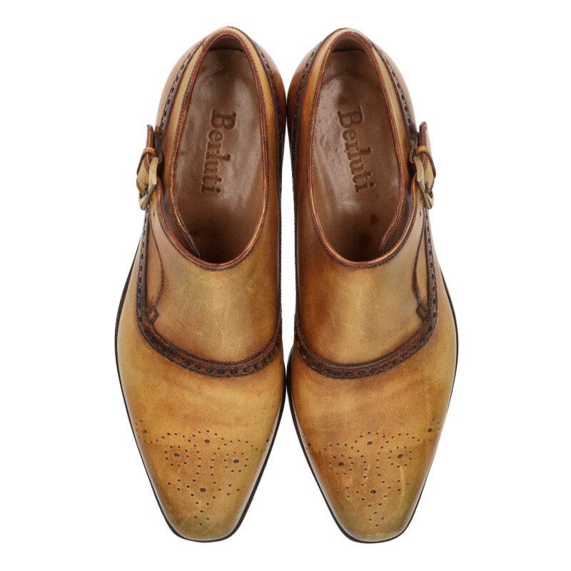 Berluti（ベルルッティ） サイズ:7 モンクストラップ レザーシューズ 