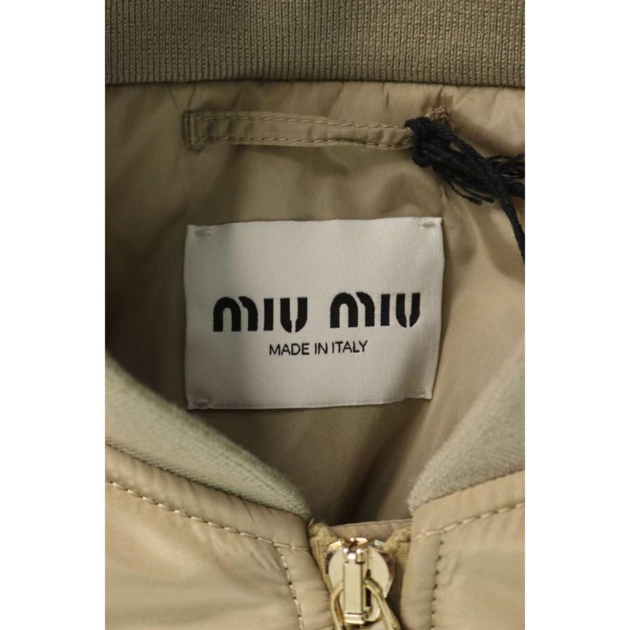 miu ミュウミュウ 24AW ML1071 13FR F0572 サイズ:40 ロゴパッチ miu ミュウミュウ 24AW ML1071 13FR F0572 サイズ:40 ロゴパッチ