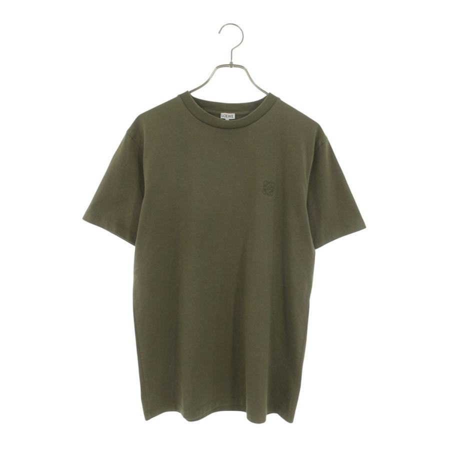 ロエベ アナグラム刺繍 オーバーサイズ Tシャツ プルオーバー S イエロー系 LOEWE（ロエベ） サイズ:XS S359333XBW アナグラム刺繍Tシャツ 中古