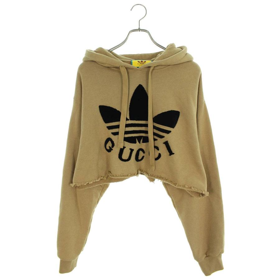 グッチ アディダス パーカー 688196 XJEDA サイズ:L ダブルネーム  