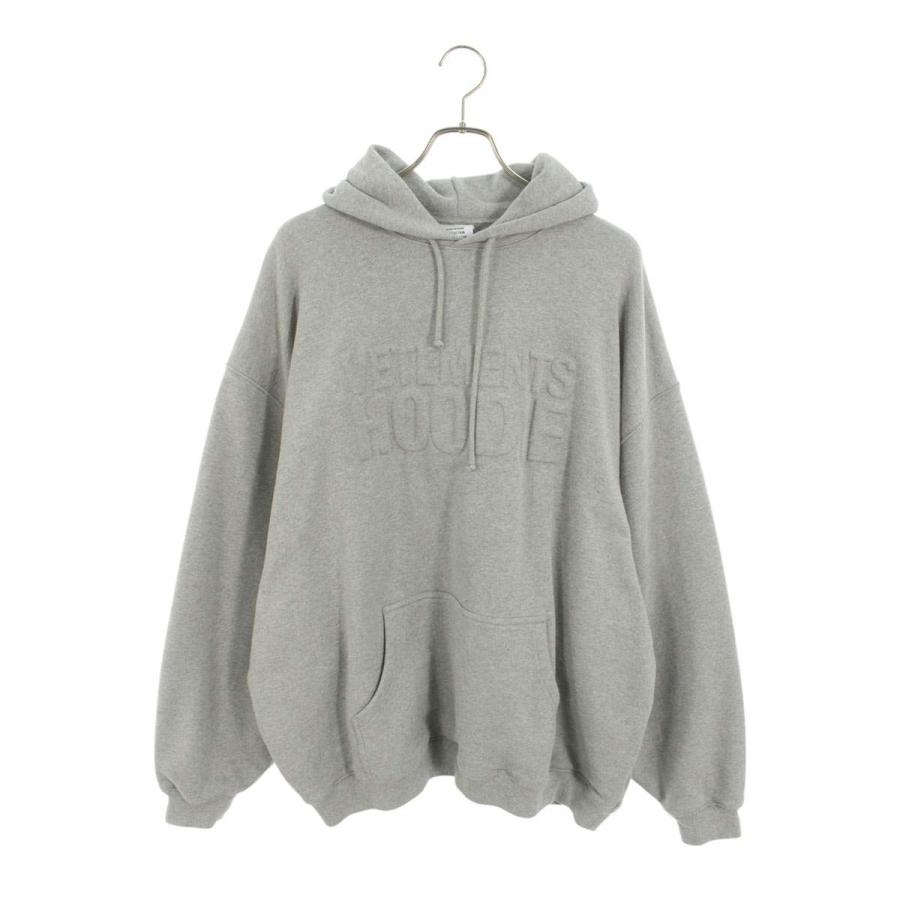 VETEMENTS ヴェトモン サイズ:XS UA65HD370G ロゴエンボスプルオーバー 