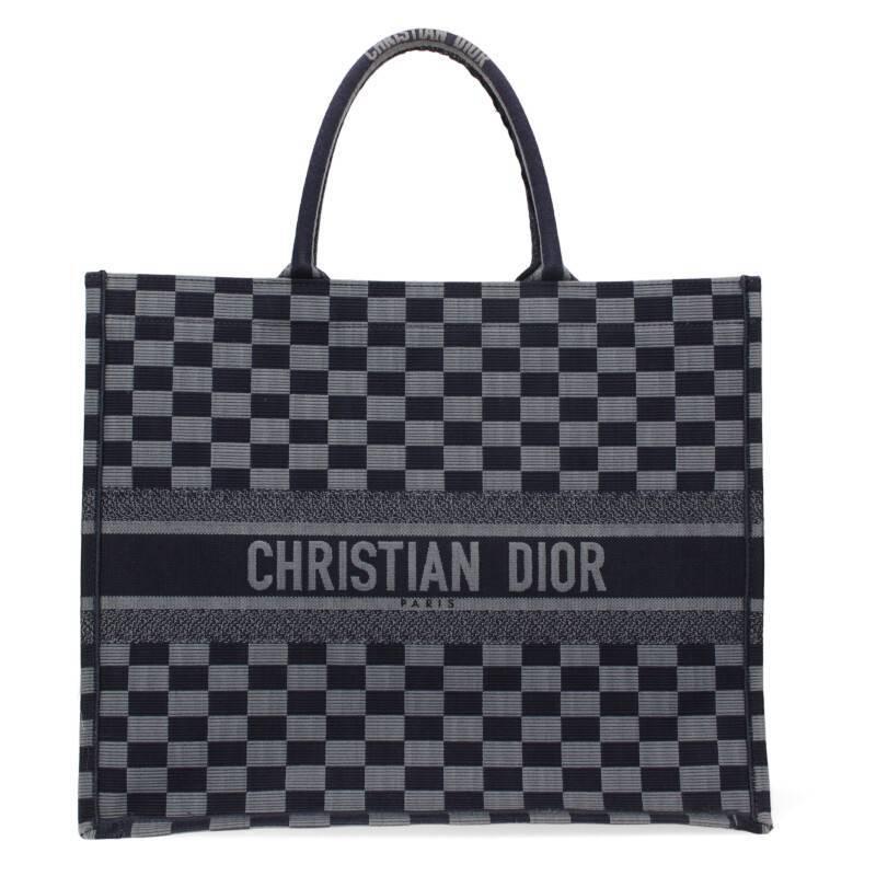 Rakuten ディオール Dior Book Tote サイズ L 日本限定チェックエンブロイダリーブックトートバッグ Sb01 人気ブランドを Mesquita Rj Gov Br