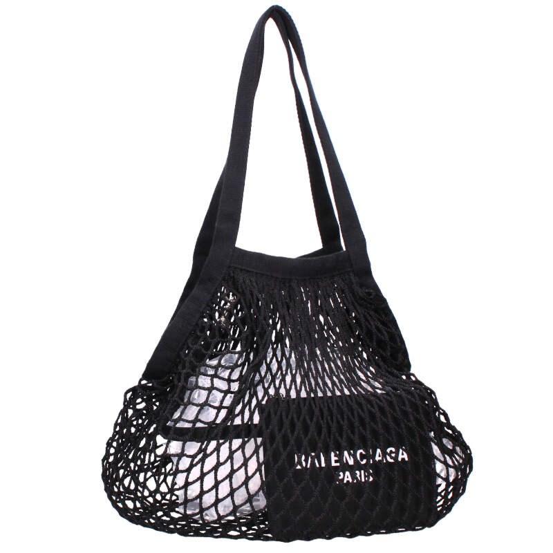 バレンシアガ   24SS  792851 24 7 Medium Bag フィッシュネットトートバッグ 中古 SB01 BALENCIAGA（バレンシアガ） 24SS 792851 24 7 Medium Bag フィッシュ