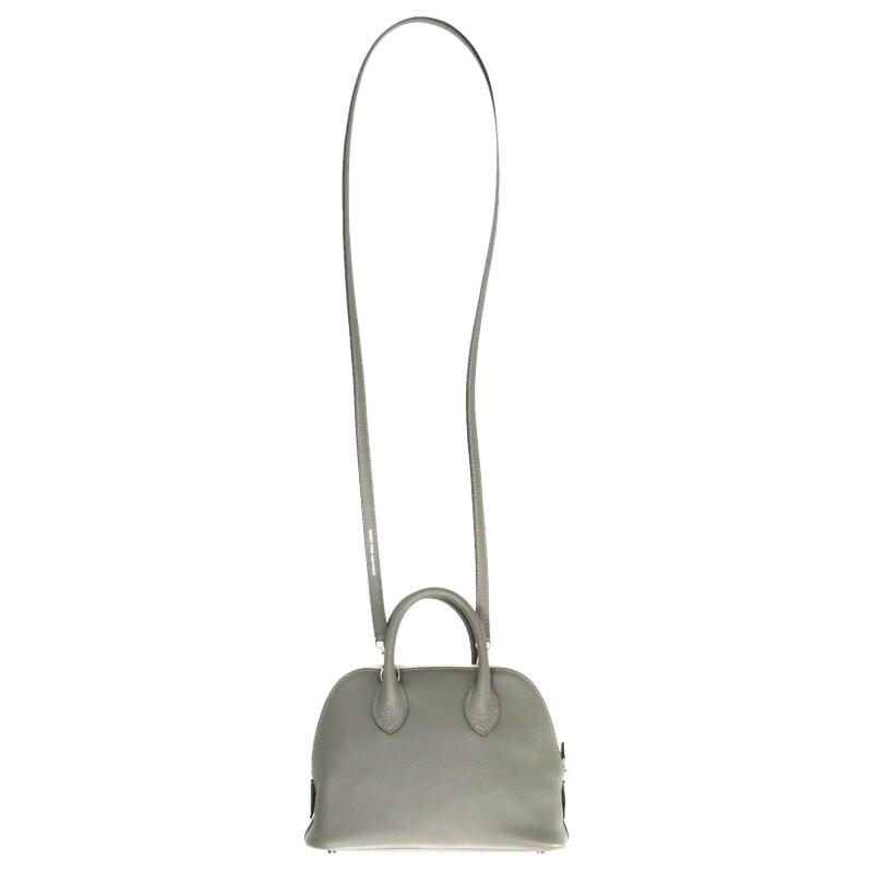 エルメス  ボリード1923 ミニ18 B刻印 SV金具エバーカラーショルダーストラップ付レザーハンドバッグ メンズ 18 HERMES（エルメス） ハンドバッグ ボリード1923 ミニ18 B刻印 SV金具