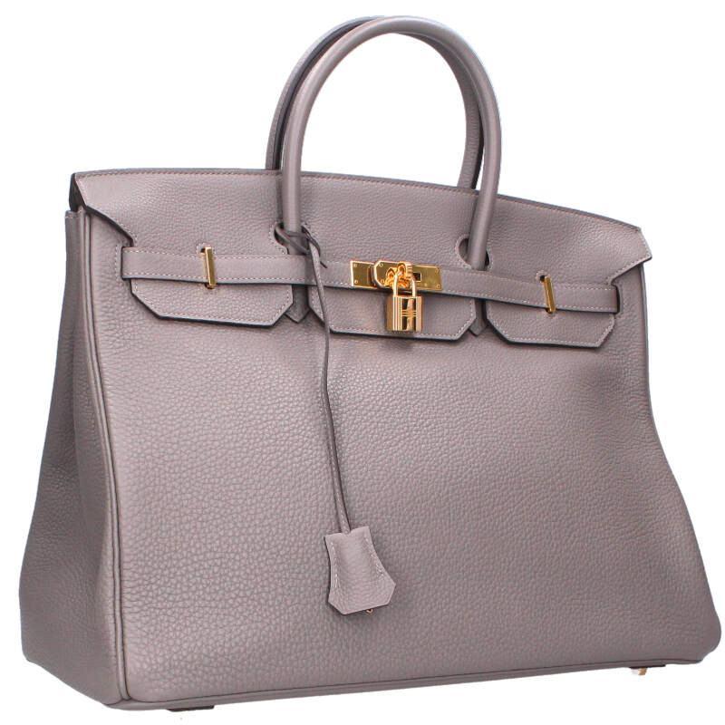 エルメス サイズ:40  バーキン40 B刻印 G金具トゴグリメイヤーハンドバッグ 中古 GZ14 HERMES（エルメス） ハンドバッグ バーキン40 B刻印 G金具トゴグリ