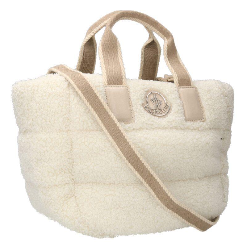 MONCLER（モンクレール） MINI CARADOC ボアフリース2WAYハンドバッグ