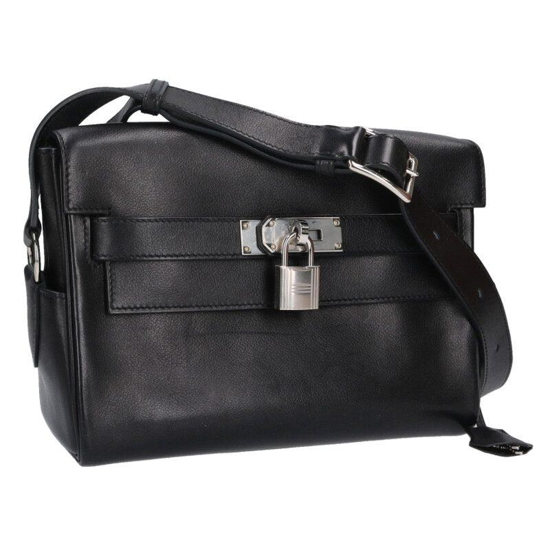 エルメス  ケリーメッセンジャーPM トゴ W刻印 SV金具 エヴァーグレイン レザーショルダーバッグ メンズ HERMES（エルメス） ショルダーバッグ ケリーメッセンジャーPM トゴ W