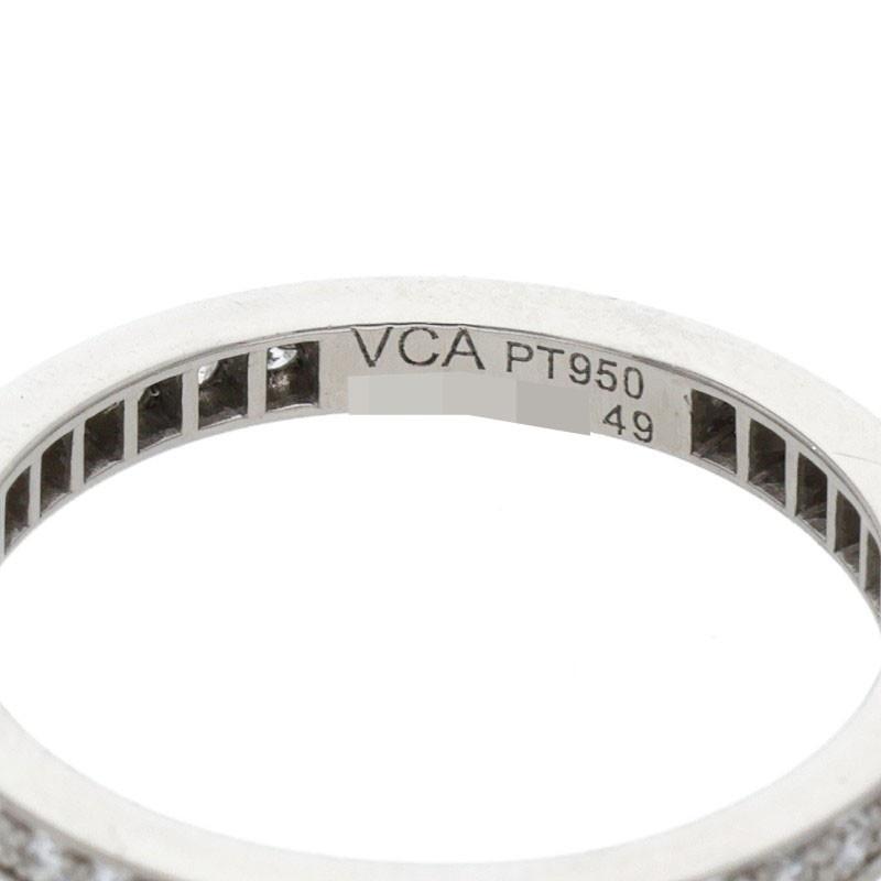 ヴァンクリーフアンドアーペル VANCLEEF & ARPELS  VCARPJMJ00/ロマンスエタニティ プラチナダイヤリング メンズ 49/8.5号 Van Cleef ＆ Arpels（ヴァンクリーフ ＆ アーペル） ヴァンクリーフ
