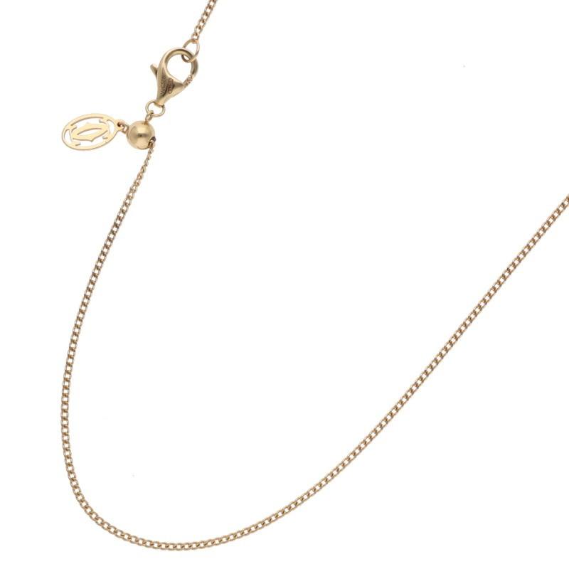 美品　カルティエ　チェーンネックレス　K18YG　B7224576　廃盤品 Cartier（カルティエ） B7224576 K18YG チェーンネックレス 中古 SB01