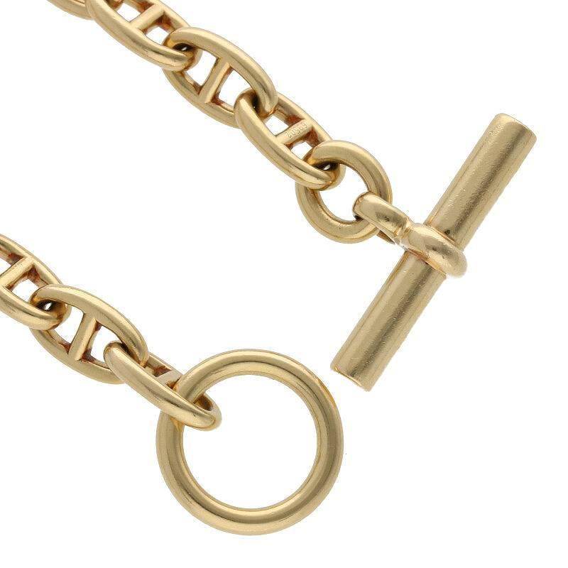 エルメス Hermes Chaine D Ancre Pm Yg サイズ Pm 18コマ 18kゴールドシェーヌダンクルブレスレット 中古 Os06 11 0096 Rinkan 通販 Yahoo ショッピング