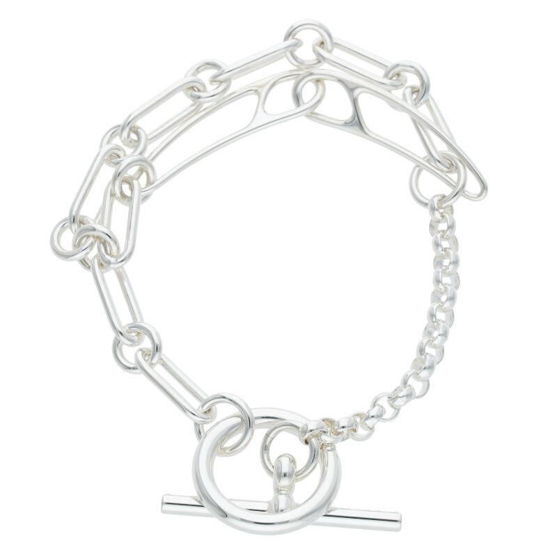 HERMES Chaine d Ancre ブレスレット シルバー SHサイズ HERMES（エルメス） サイズ:SH Chaine d'Ancre PUNK シェーヌダンクル