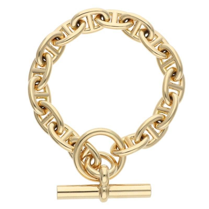 HERMES エルメス　ブレスレット　ゴールド　未使用品 HERMES（エルメス） サイズ:PM Chaine d'Ancre PM シェーヌダンクルPM