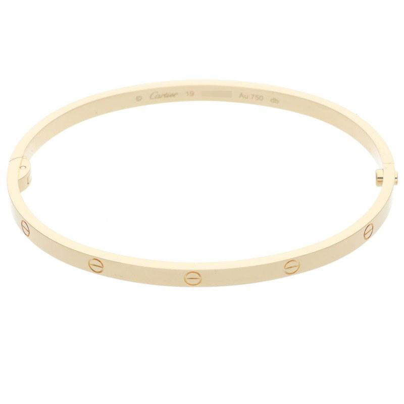 Cartier（カルティエ） サイズ:19 LOVE BRACELET SM ラブブレス K18YG 