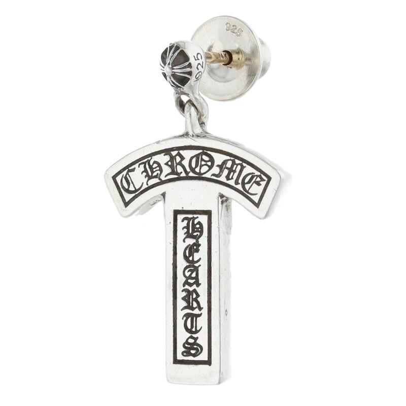 CHROME HEARTS クロムハーツ ピアス Tバー CHドロップシルバー CHROME HEARTS クロムハーツ ピアス Tバー CHドロップシルバー