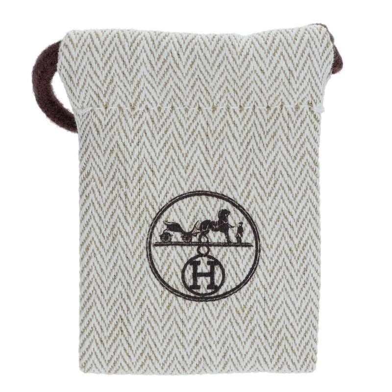 HERMES（エルメス） ピアス オランプPM ボックスカーフフープピアス