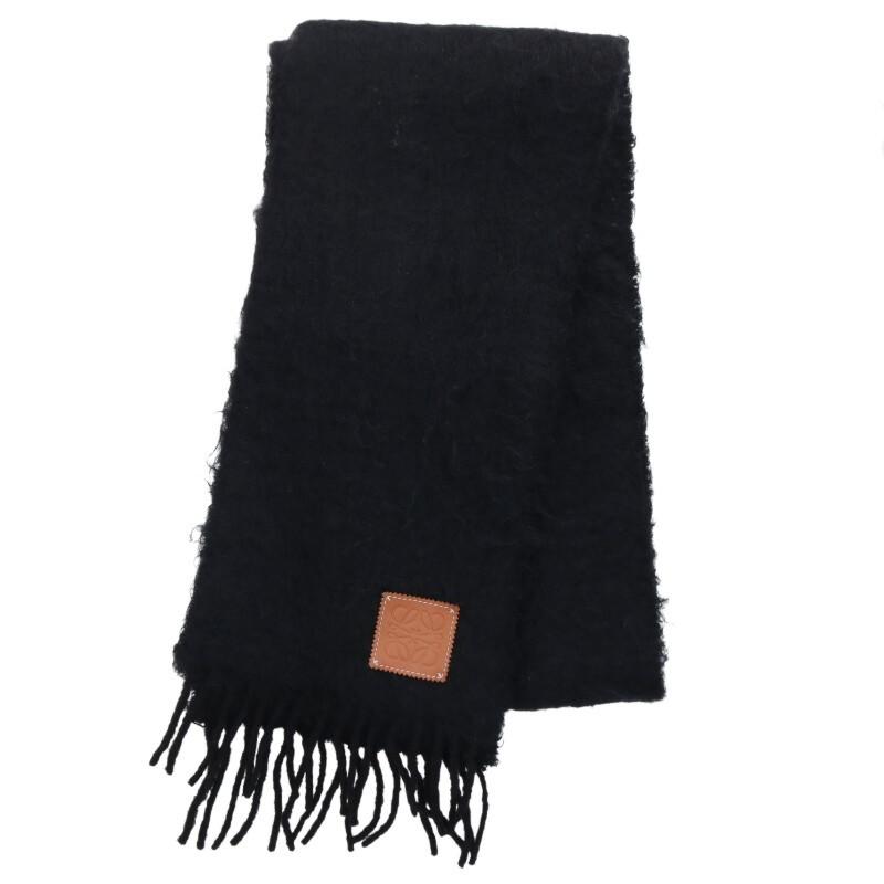 LOEWE（ロエベ） マフラー ロゴパッチモヘアマフラー 中古 BS99
