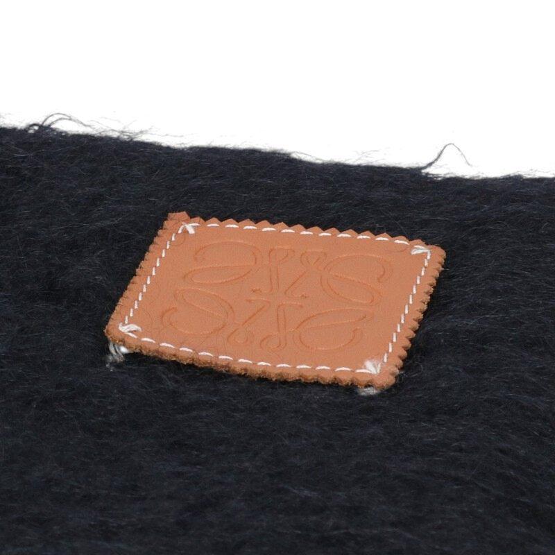 LOEWE（ロエベ） マフラー ロゴパッチモヘアマフラー 中古 BS99