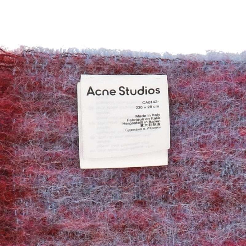 Acne studios アクネストゥディオス マフラー　千鳥格子　アルパカ Acne Studios（アクネ ストゥディオズ） CA0142 アルパカ混マフラー