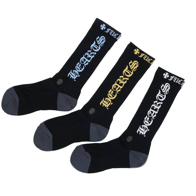 海外最新 クロムハーツ Chrome Hearts Socks Old English 3pk サイズ L オールドイングリッシュロゴ靴下ソックス 中古 Os06 第1位獲得 Mail Alrayan University Edu Ye