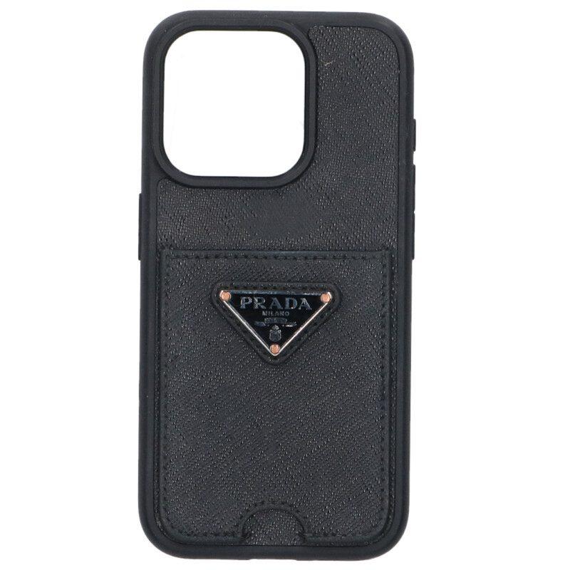 PRADA（プラダ） iPhone 15 Pro ケース 1ZH181 トライアングルロゴ