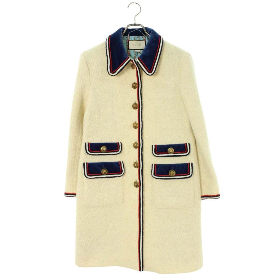 グッチ GUCCI 493577 ZJM11 サイズ:42 ツイードアルパカモヘヤ混 