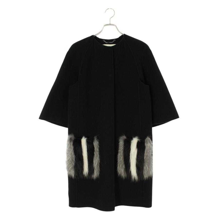 FENDI フェンディケープ コート黒