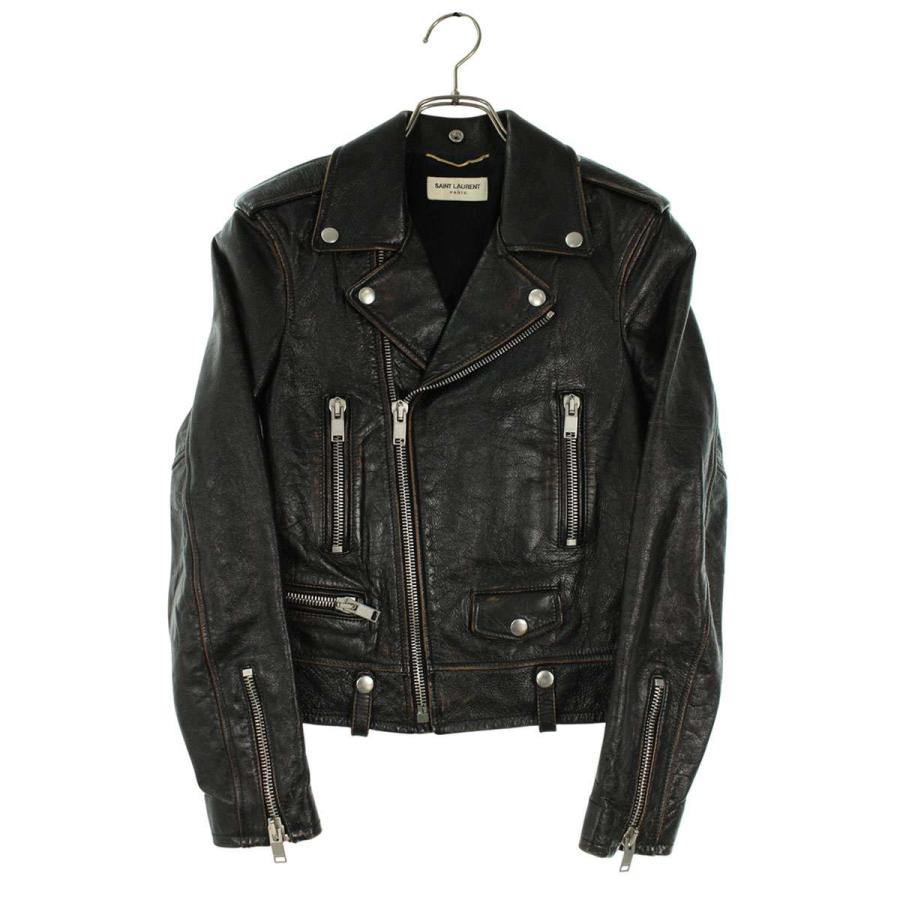 SAINT LAURENT サンローランパリ レザージャケット サイズ:F36 483159