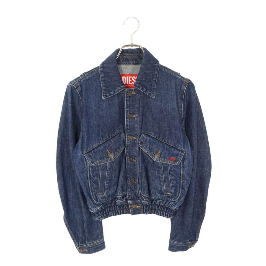 DIESEL ディーゼル サイズ:XS DE-TRACY ボンバーデニムジャケット 中古