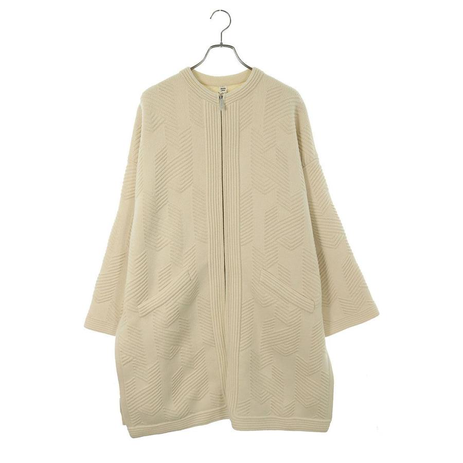 HERMES エルメス コート 23AW 3H2101D4 サイズ:34 Hモチーフ総柄 HERMES エルメス コート 23AW 3H2101D4 サイズ:34 Hモチーフ総柄