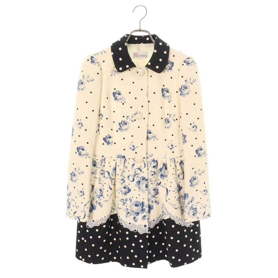 美品 REDVALENTINO レッドヴァレンティノ 花柄コート サイズ42 【公式