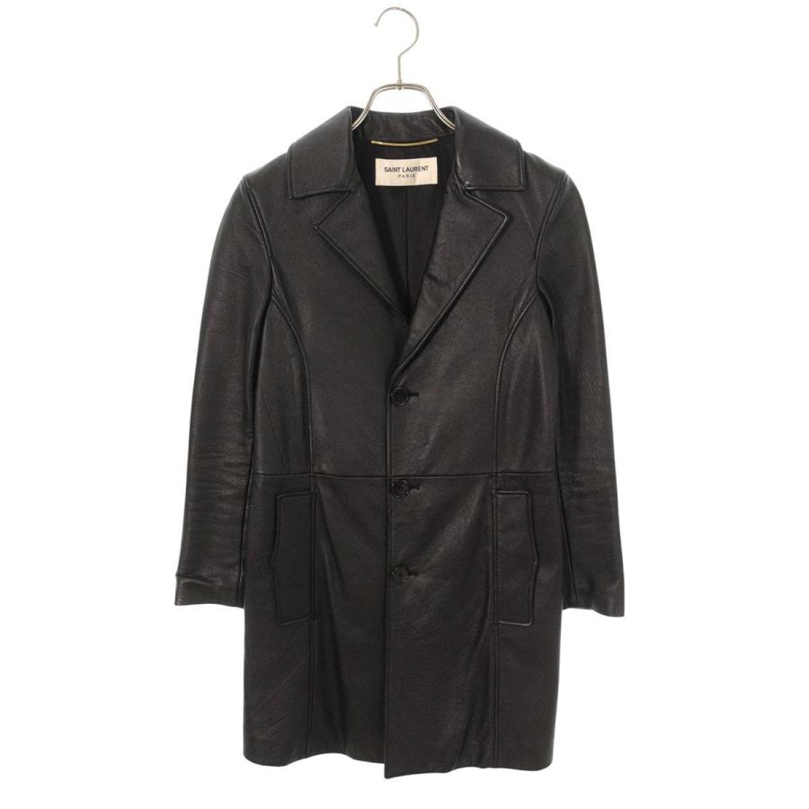 SAINT LAURENT サンローランパリ サイズ:36 405241 Y5MQ2 レザーコート
