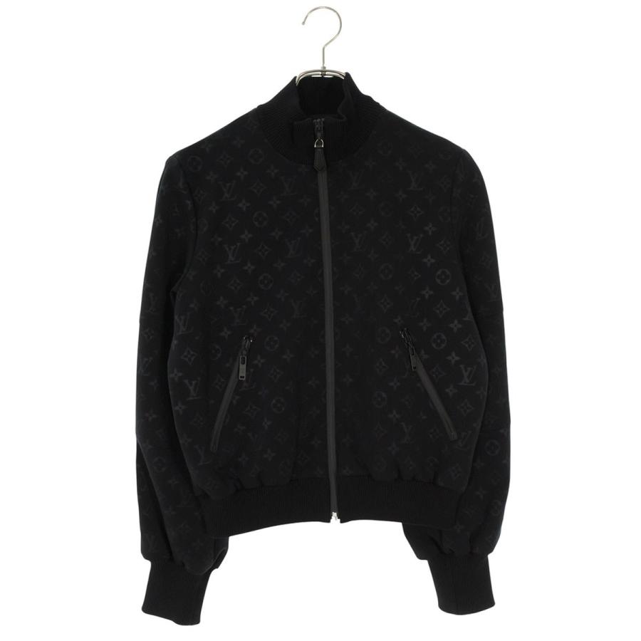 ルイヴィトン サイズ:36  22SS  RW221W D97 FMJA26 エンボスモノグラムジップアップジャケットブルゾン 中古 SB01 LOUIS VUITTON（ルイ・ヴィトン） サイズ:36 22SS RW221W D97 FMJA26