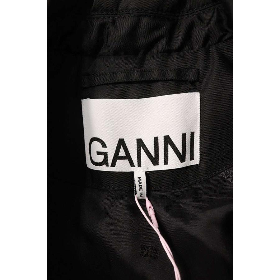 GANNI（ガニー） サイズ:34 W0279 ナイロンジップアップブルゾン 中古 