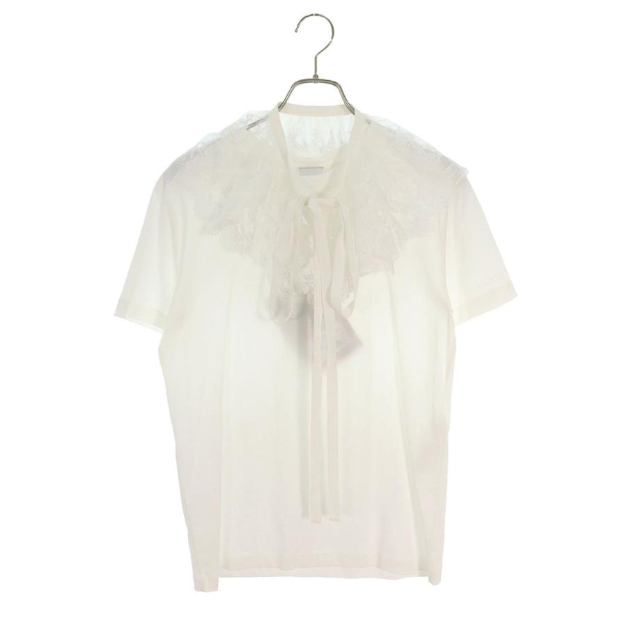 パトゥ PATOU JE0349992001W サイズ:XS レースカラー付きTシャツ 中古 