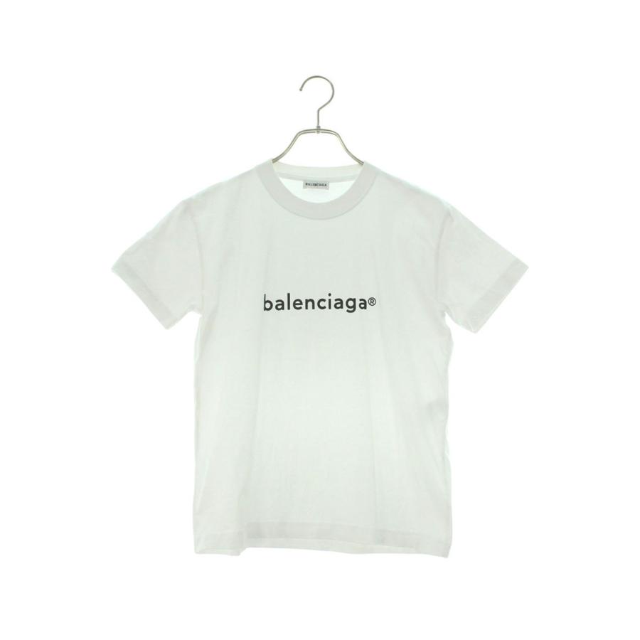 BALENCIAGA バレンシアガ サイズ:M 612964 TIV54 ロゴプリントTシャツ 