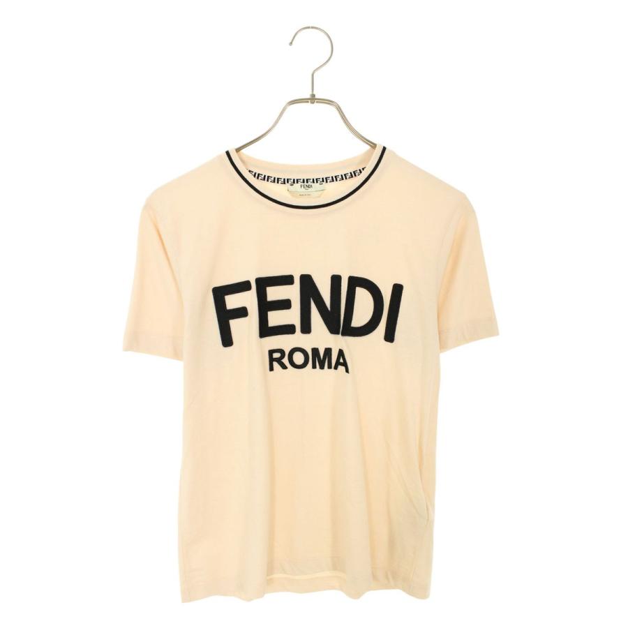 FENDI フェンディ サイズ:XXS FS7254 AFLW フロントロゴパッチTシャツ  