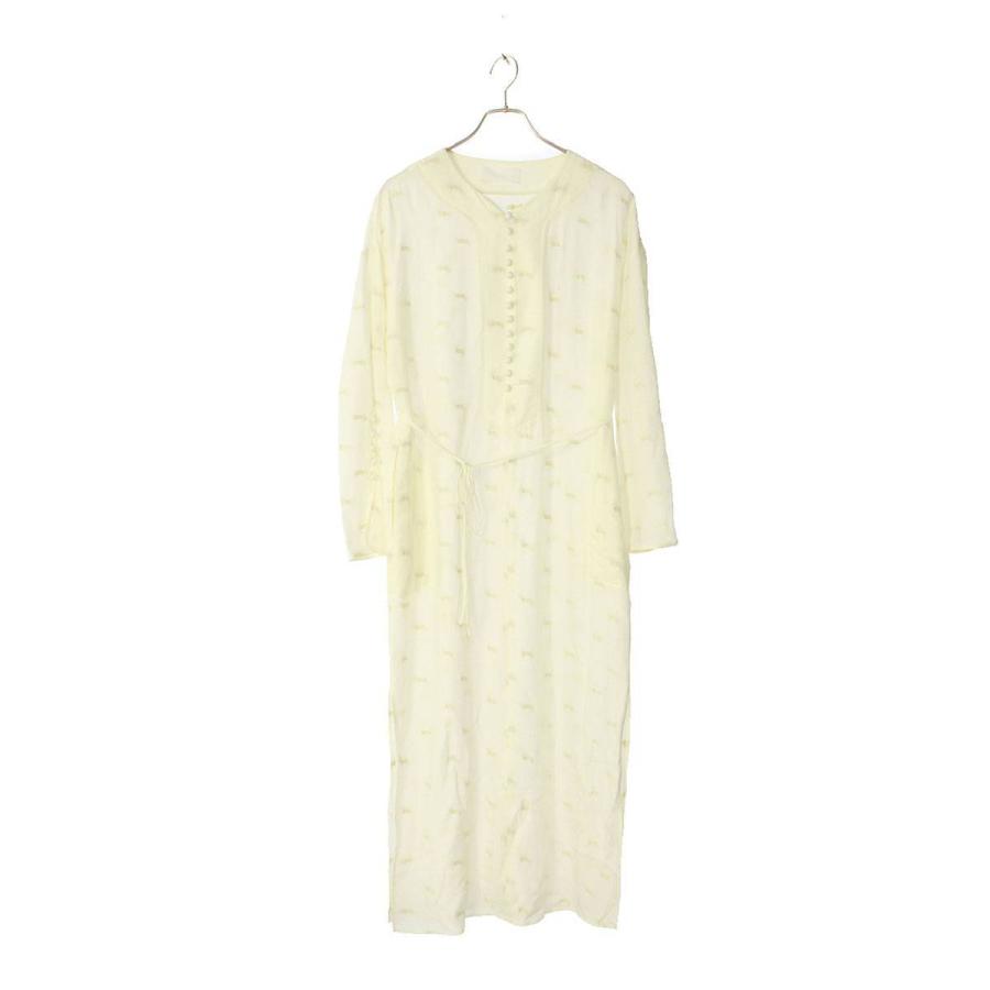 マメ Mame 19ss Mm19ss Dr027 サイズ 2 シルク混ジャガードロングスリーブワンピース 中古 Bs99 1026 0114 Rinkan 通販 Yahoo ショッピング