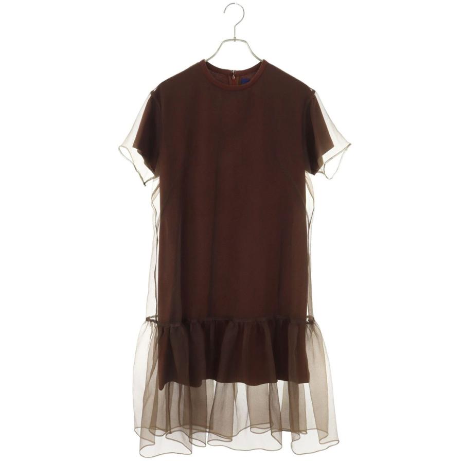 アキラナカ AKIRA NAKA AP2079-BR Layer organza dress サイズ:1  