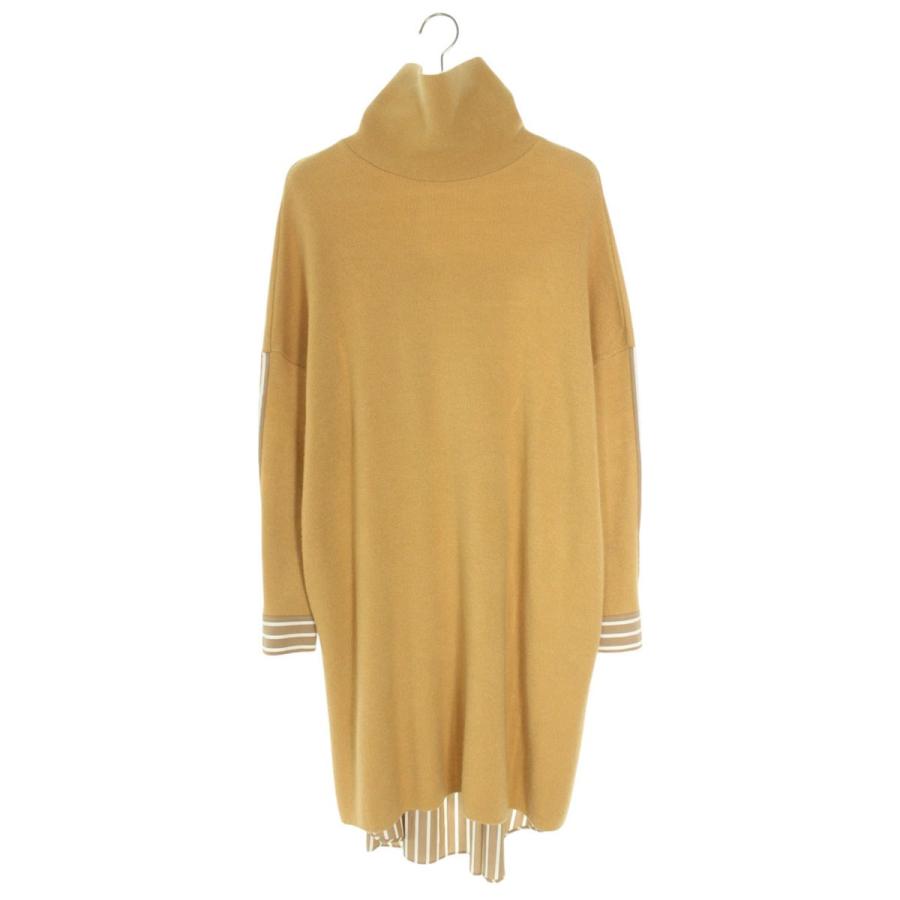 オブリ OBLI 9KNK06-S サイズ:S シャツドッキングニットワンピース  