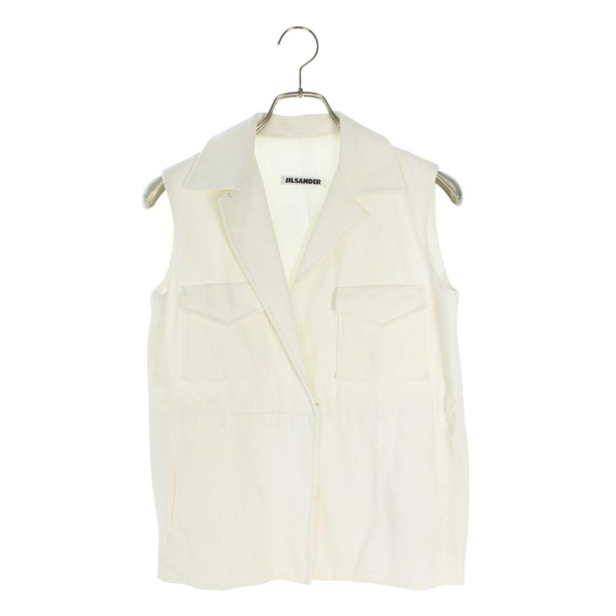 JIL SANDER ジルサンダー サイズ:34 フラップポケットデザインベスト 